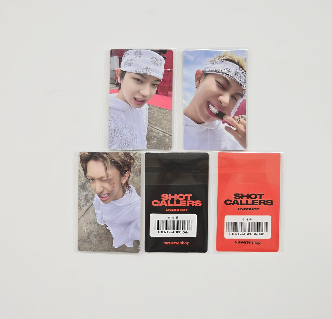 LNGSHOT "SHOT CALLERS" - Weverse Shop Pre-Order Benefit Photocard (standard, Magazine Ver.) <Restocked> [26.01.15]