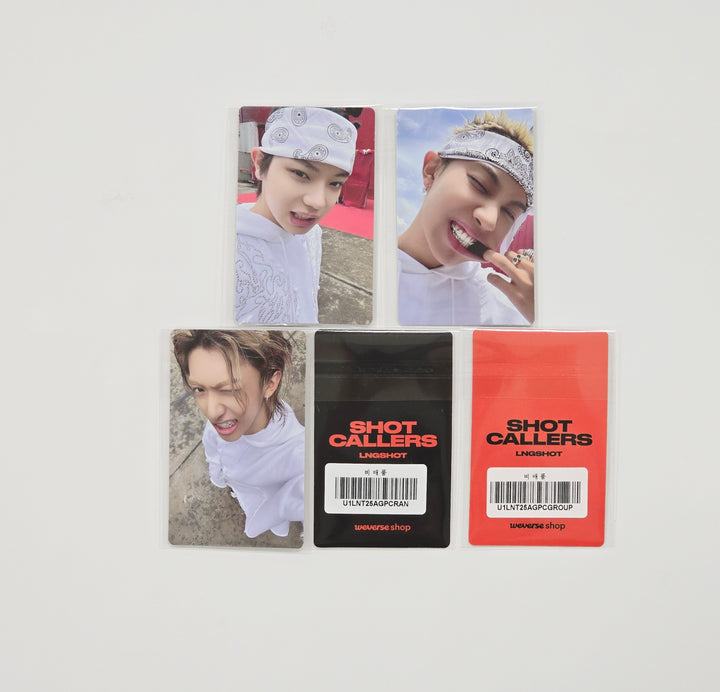 LNGSHOT "SHOT CALLERS" - Weverse Shop Pre-Order Benefit Photocard (standard, Magazine Ver.) <Restocked> [26.01.15]