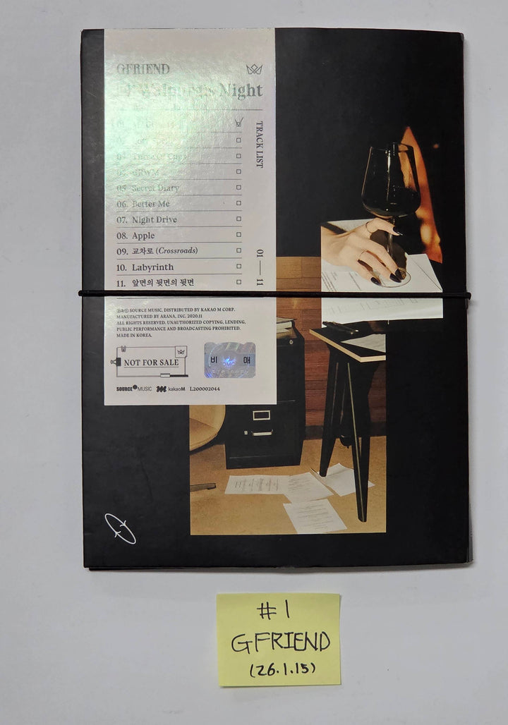 GFRIEND "回:Walpurgis Night", Wanna One "1÷χ=1 (UNDIVIDED)" - Hand Autographed(Signed) Promo Album [26.1.15]