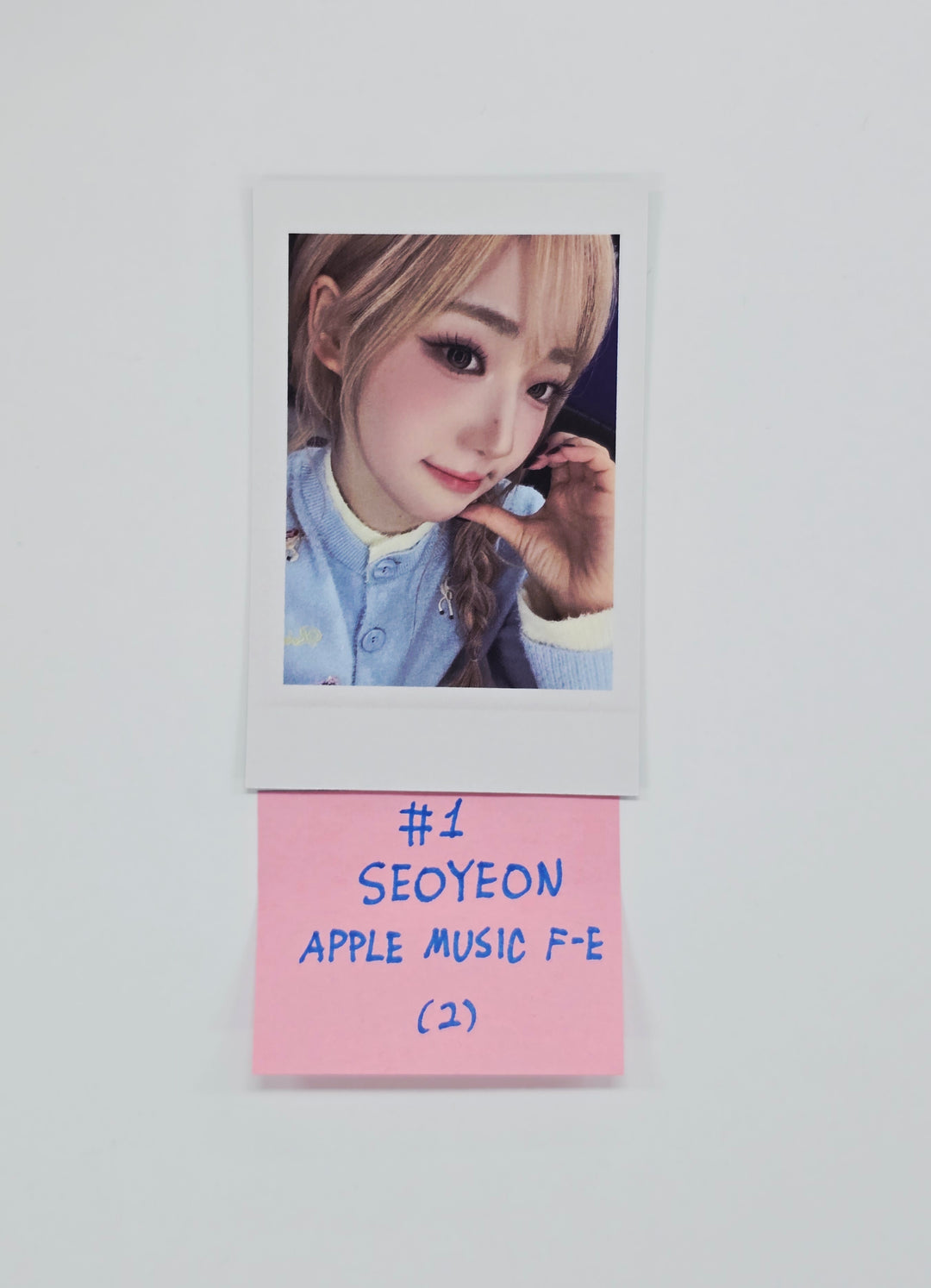 Triples_msnz "Beyond Beauty" - Apple Music Fansing Event Polaroid type Photocard (Objekt Music Album ver.) [26.01.15]