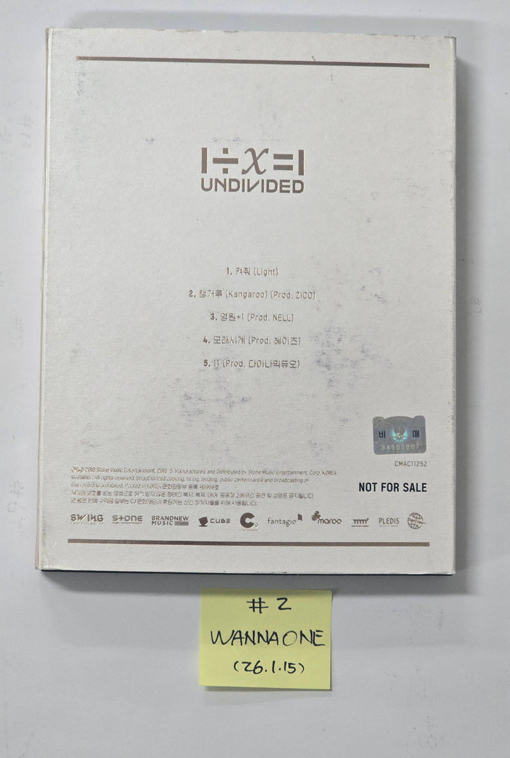 GFRIEND "回:Walpurgis Night", Wanna One "1÷χ=1 (UNDIVIDED)" - Hand Autographed(Signed) Promo Album [26.1.15]