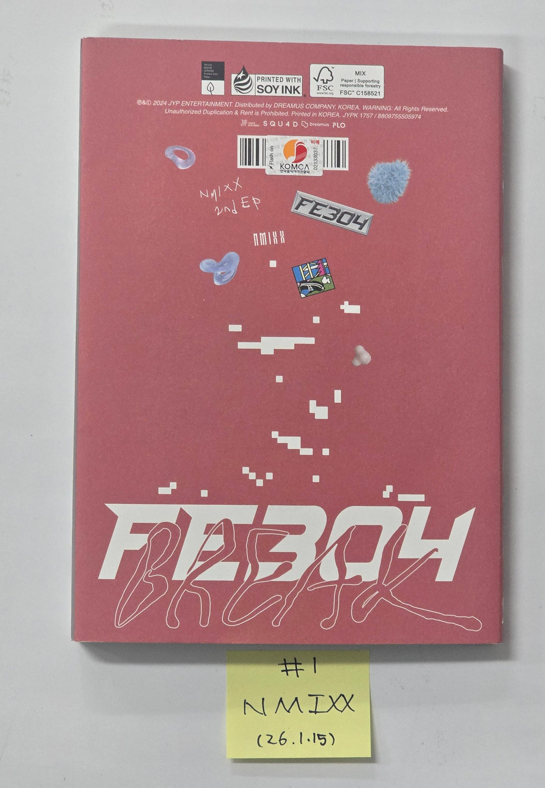 NMIXX "Fe3O4: BREAK & A Midsummer NMIXX's Dream & EXPERGO" - Hand Autographed(Signed) Promo Album [26.1.15]