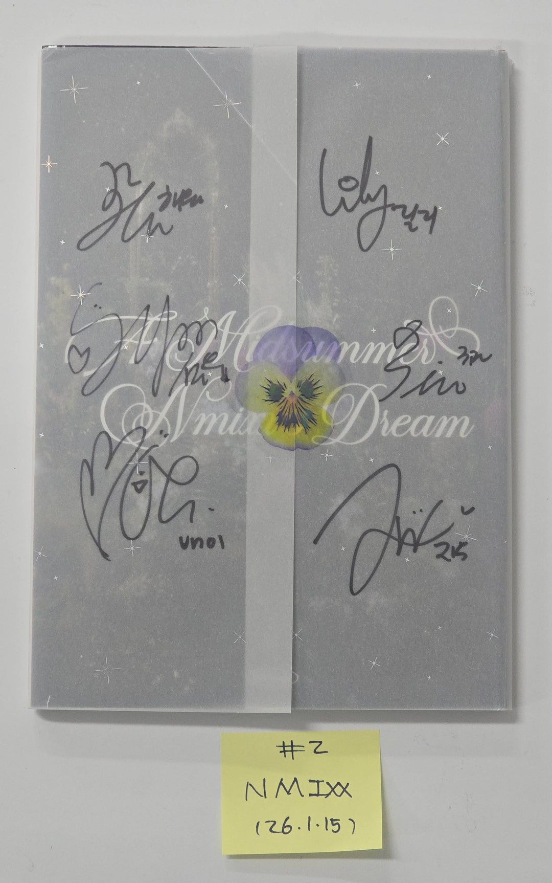 NMIXX "Fe3O4: BREAK & A Midsummer NMIXX's Dream & EXPERGO" - Hand Autographed(Signed) Promo Album [26.1.15]