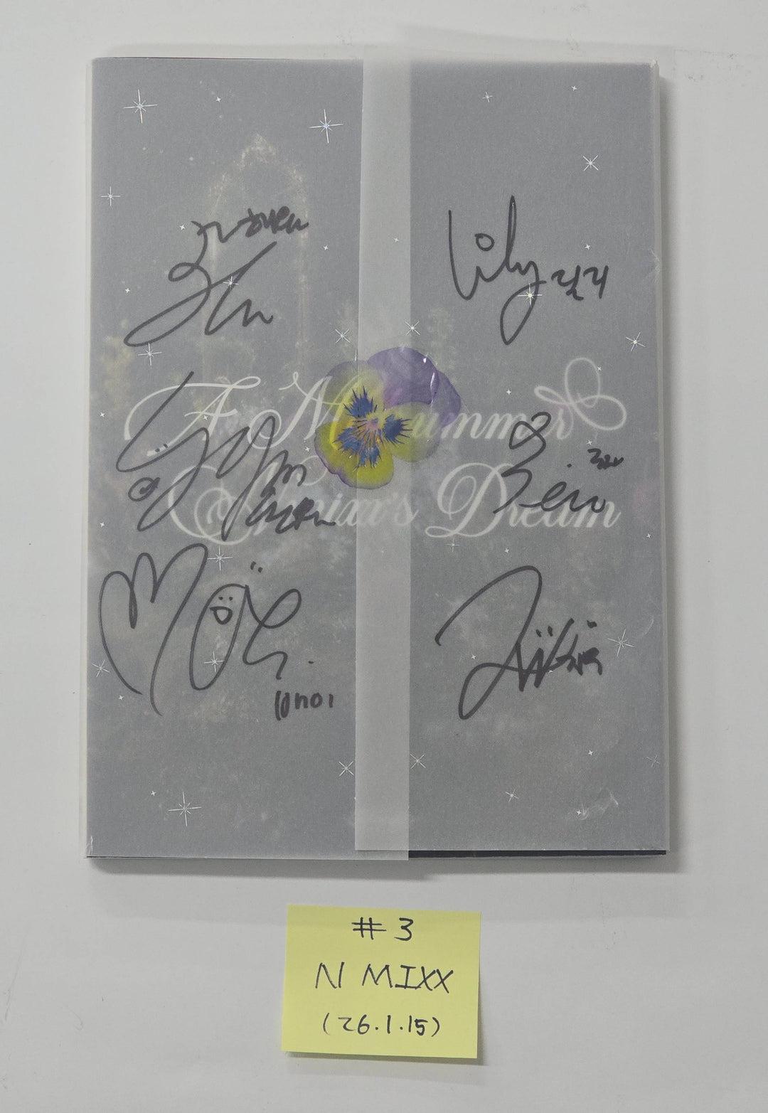 NMIXX "Fe3O4: BREAK & A Midsummer NMIXX's Dream & EXPERGO" - Hand Autographed(Signed) Promo Album [26.1.15]