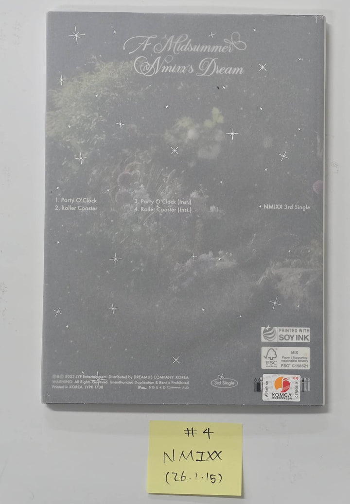 NMIXX "Fe3O4: BREAK & A Midsummer NMIXX's Dream & EXPERGO" - Hand Autographed(Signed) Promo Album [26.1.15]