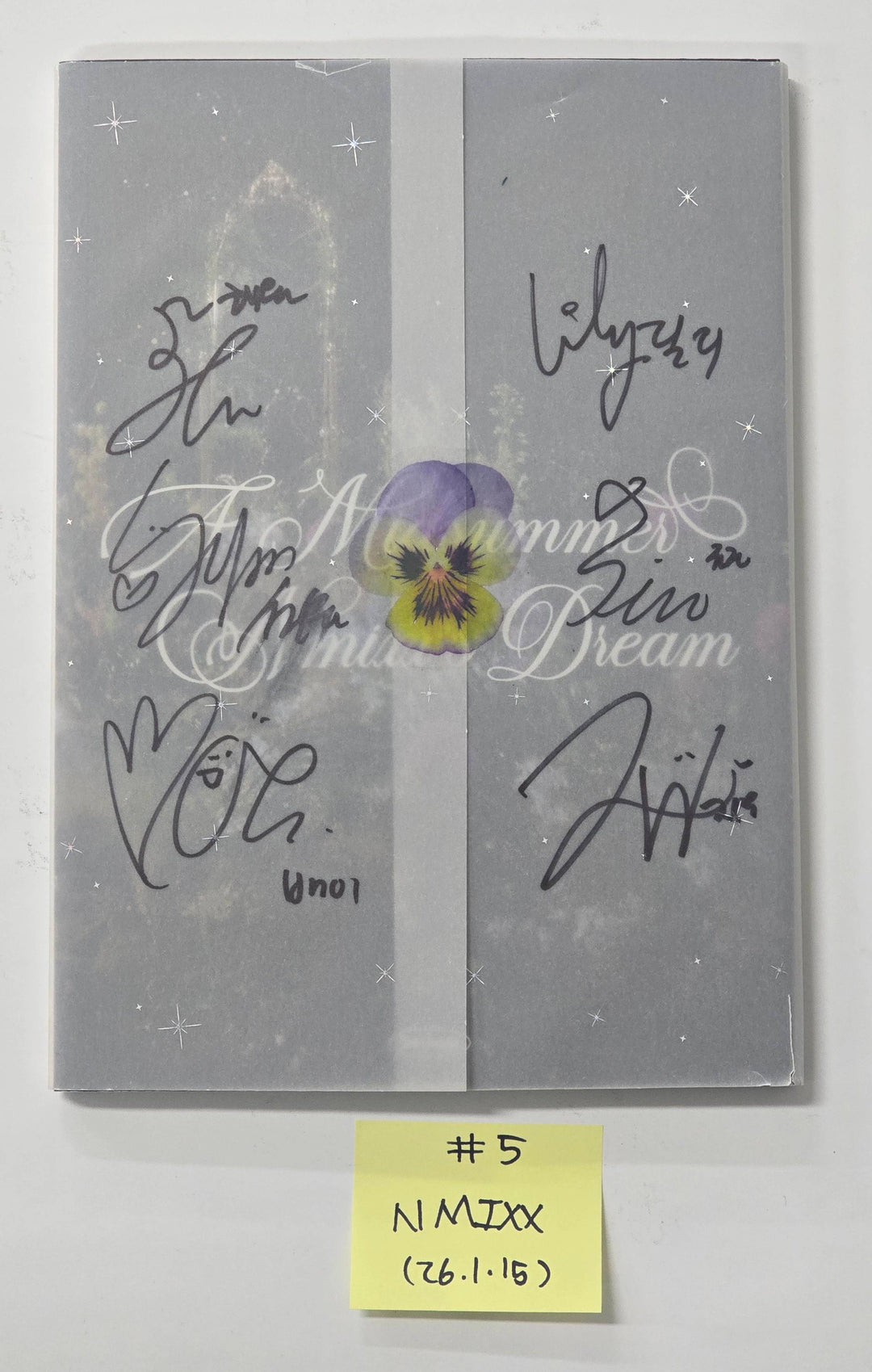 NMIXX "Fe3O4: BREAK & A Midsummer NMIXX's Dream & EXPERGO" - Hand Autographed(Signed) Promo Album [26.1.15]
