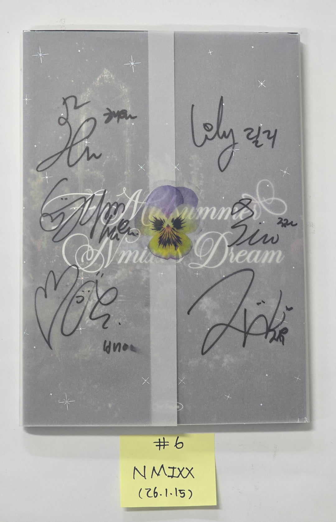 NMIXX "Fe3O4: BREAK & A Midsummer NMIXX's Dream & EXPERGO" - Hand Autographed(Signed) Promo Album [26.1.15]