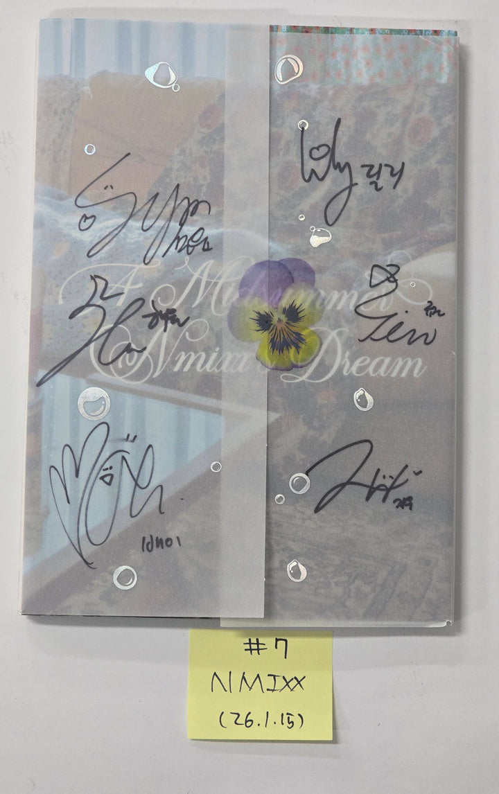 NMIXX "Fe3O4: BREAK & A Midsummer NMIXX's Dream & EXPERGO" - Hand Autographed(Signed) Promo Album [26.1.15]