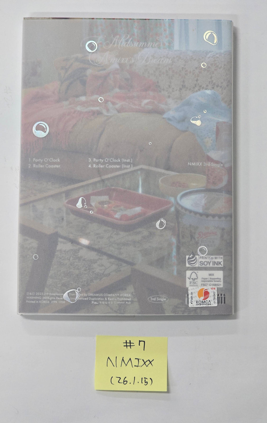 NMIXX "Fe3O4: BREAK & A Midsummer NMIXX's Dream & EXPERGO" - Hand Autographed(Signed) Promo Album [26.1.15]