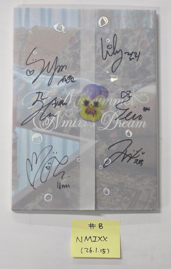 NMIXX "Fe3O4: BREAK & A Midsummer NMIXX's Dream & EXPERGO" - Hand Autographed(Signed) Promo Album [26.1.15]