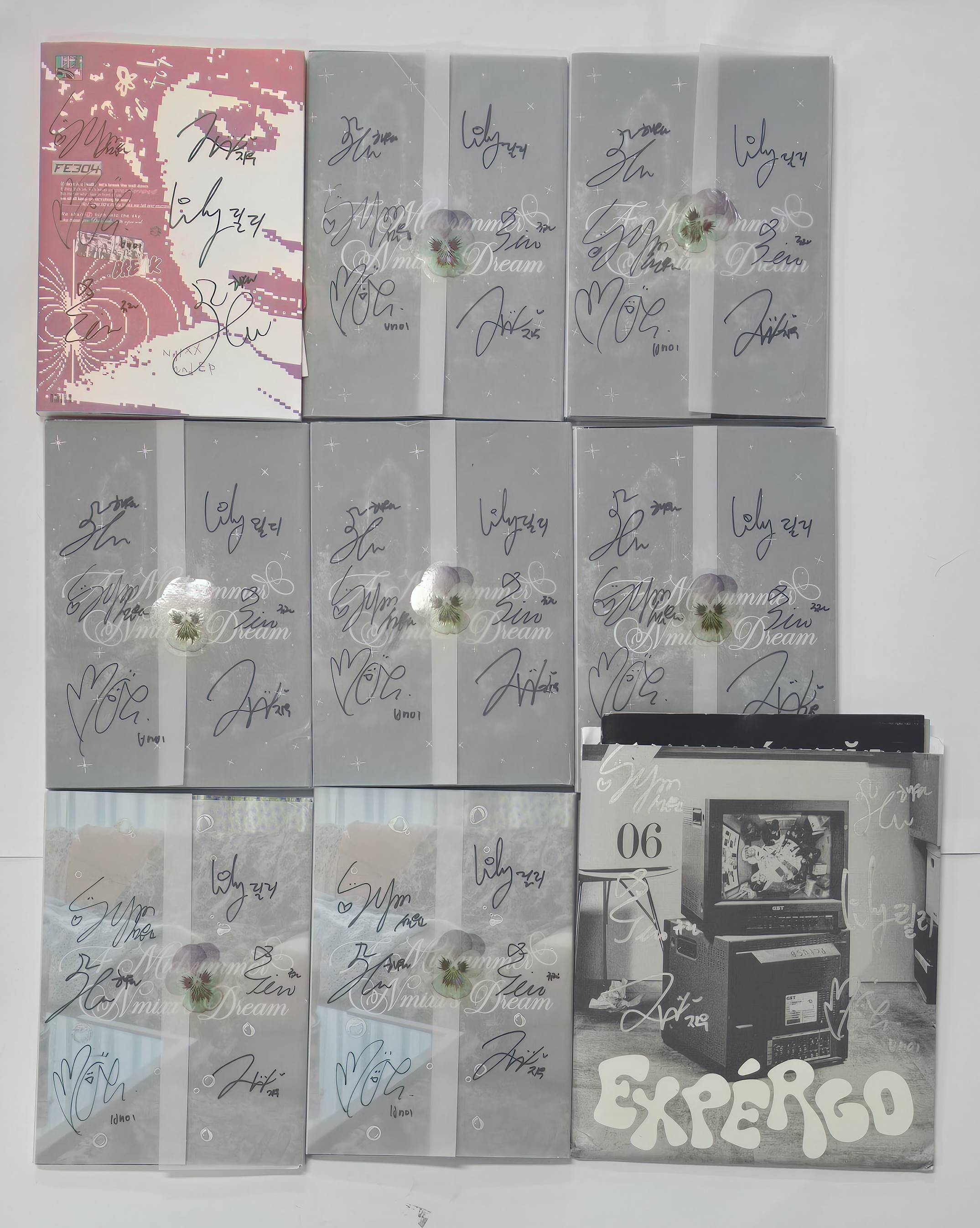 NMIXX 1st jump up 限定 ウサギ トレカ 6枚セット NMIXX