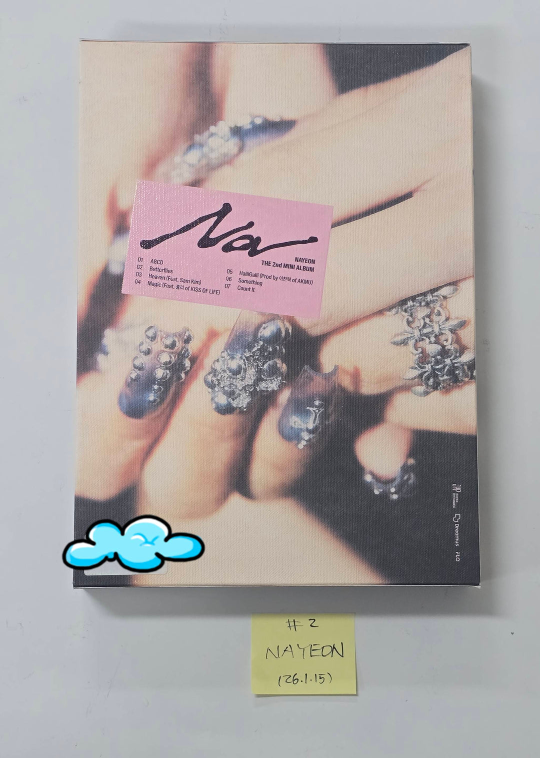 Nayeon (Of TWICE) "NA" - Hand Autographed(Signed) Promo Album [26.1.15]