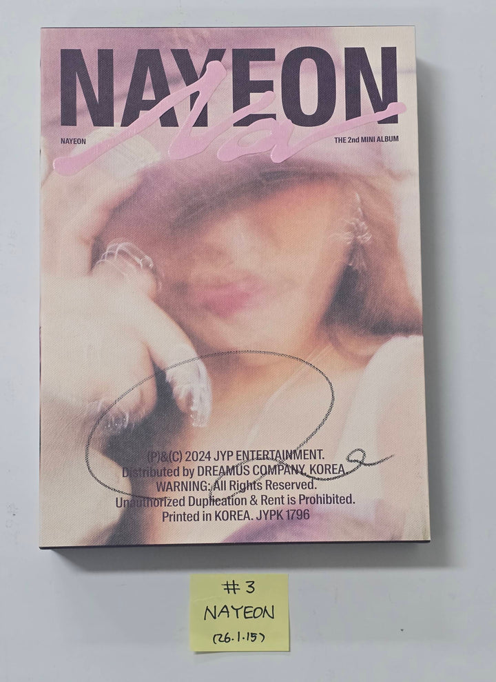 Nayeon (Of TWICE) "NA" - Hand Autographed(Signed) Promo Album [26.1.15]