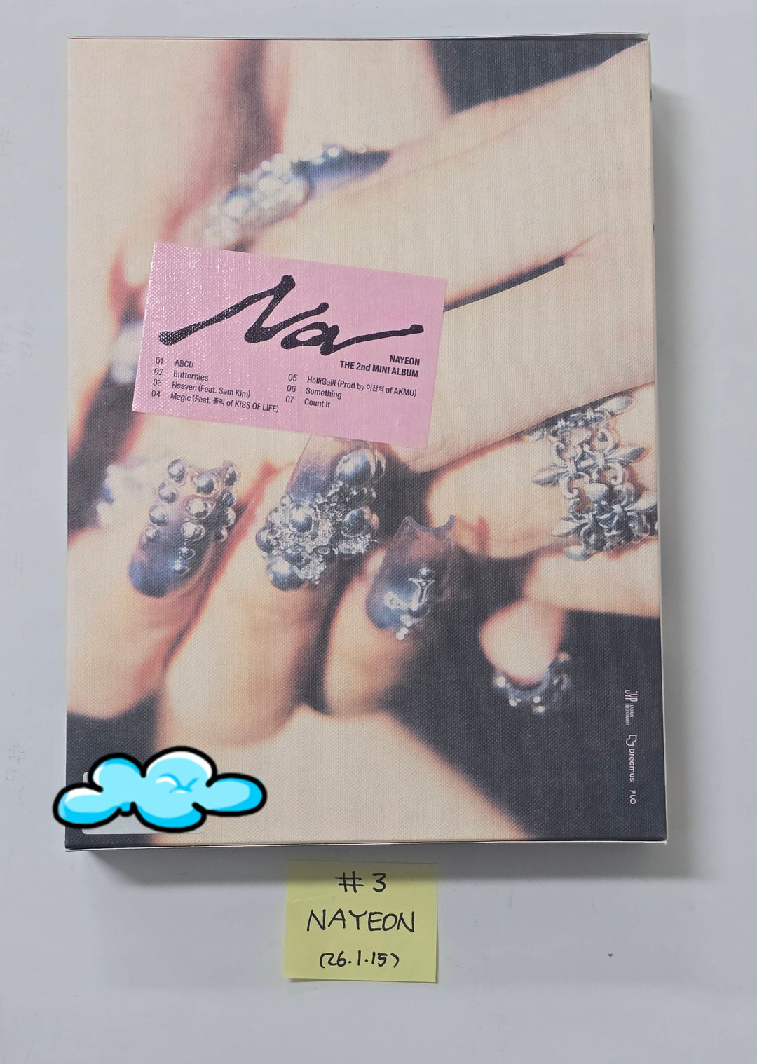 Nayeon (Of TWICE) "NA" - Hand Autographed(Signed) Promo Album [26.1.15]