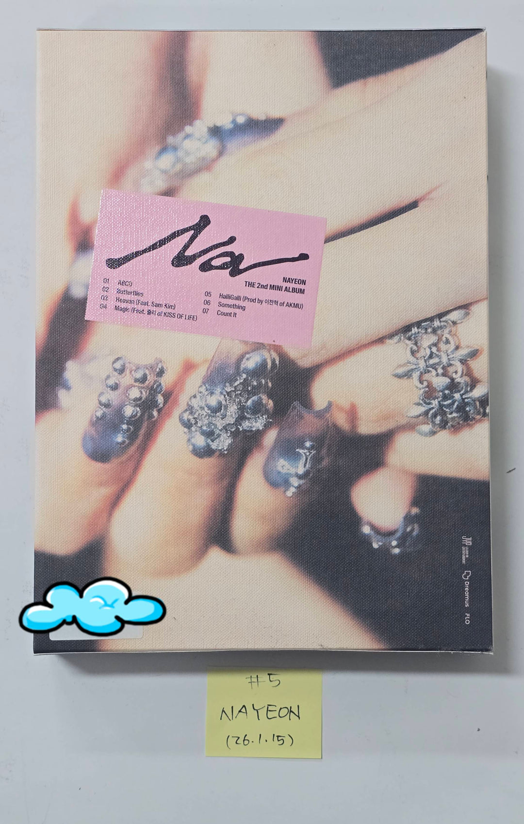 Nayeon (Of TWICE) "NA" - Hand Autographed(Signed) Promo Album [26.1.15]
