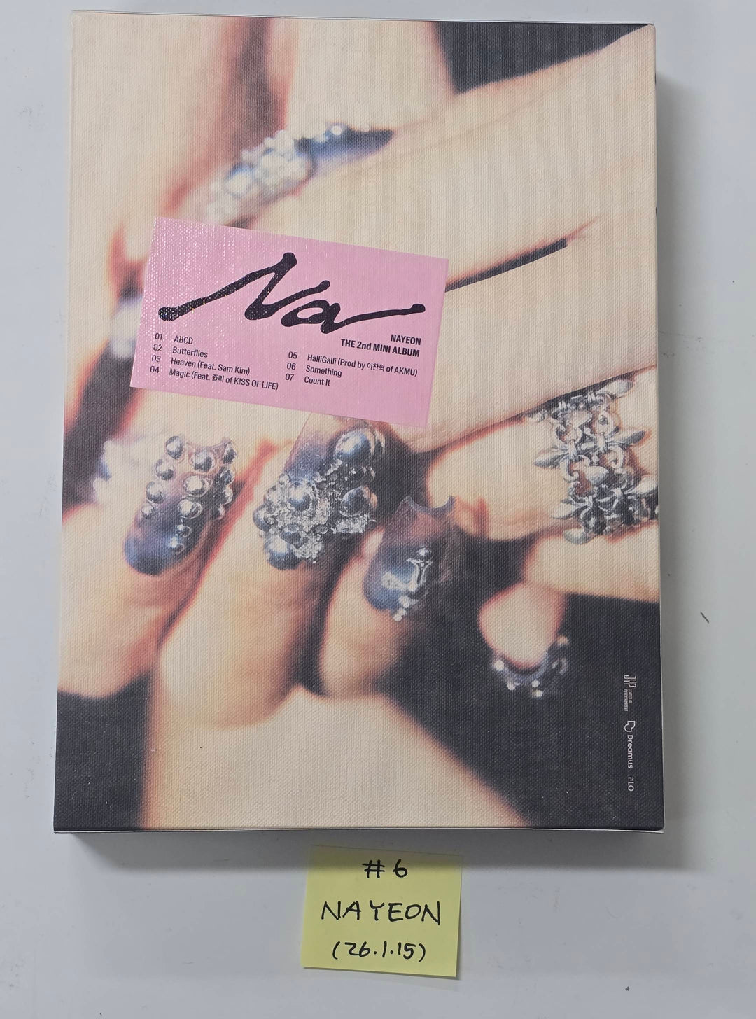 Nayeon (Of TWICE) "NA" - Hand Autographed(Signed) Promo Album [26.1.15]