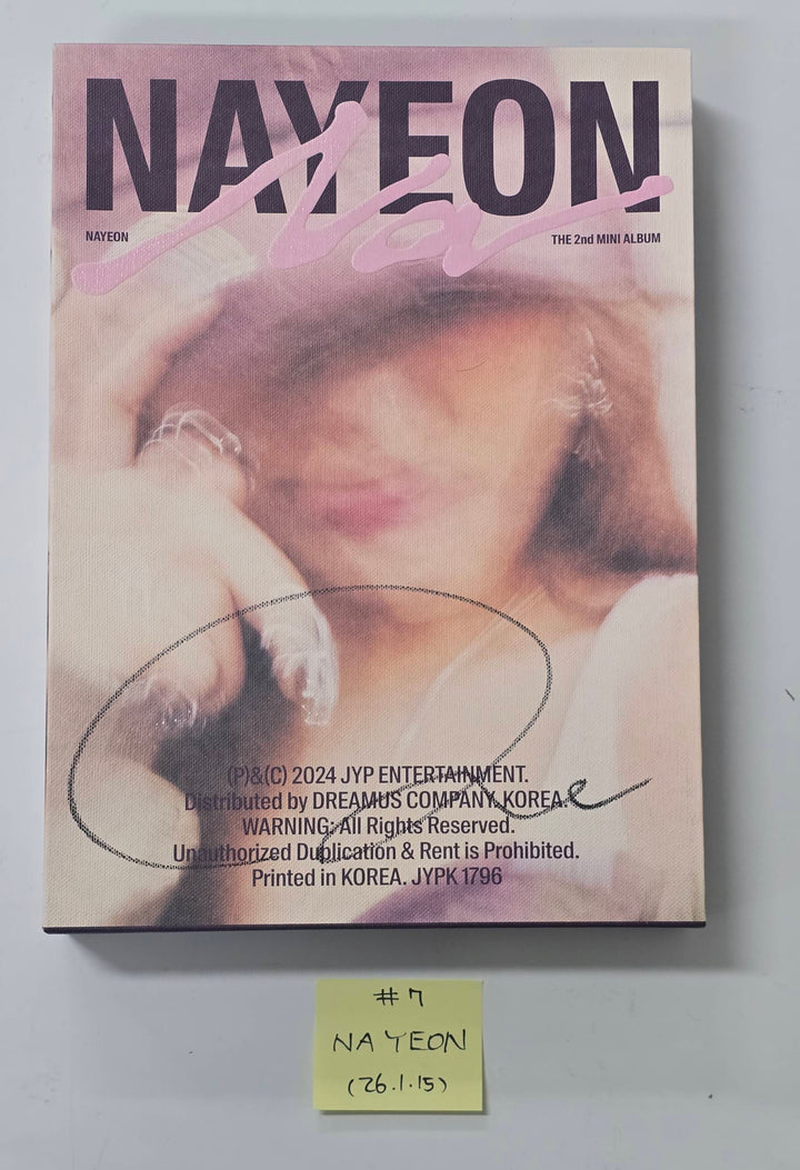 Nayeon (Of TWICE) "NA" - Hand Autographed(Signed) Promo Album [26.1.15]