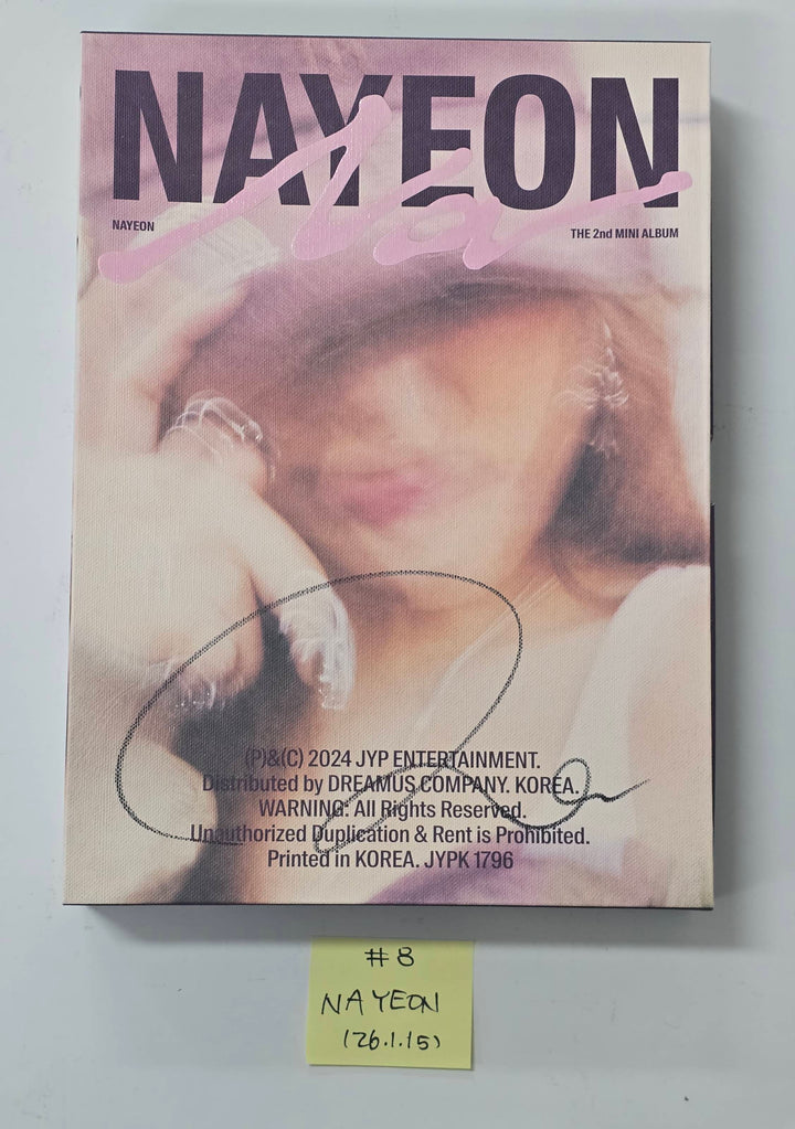 Nayeon (Of TWICE) "NA" - Hand Autographed(Signed) Promo Album [26.1.15]