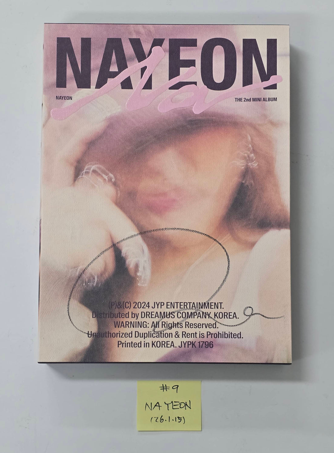 Nayeon (Of TWICE) "NA" - Hand Autographed(Signed) Promo Album [26.1.15]