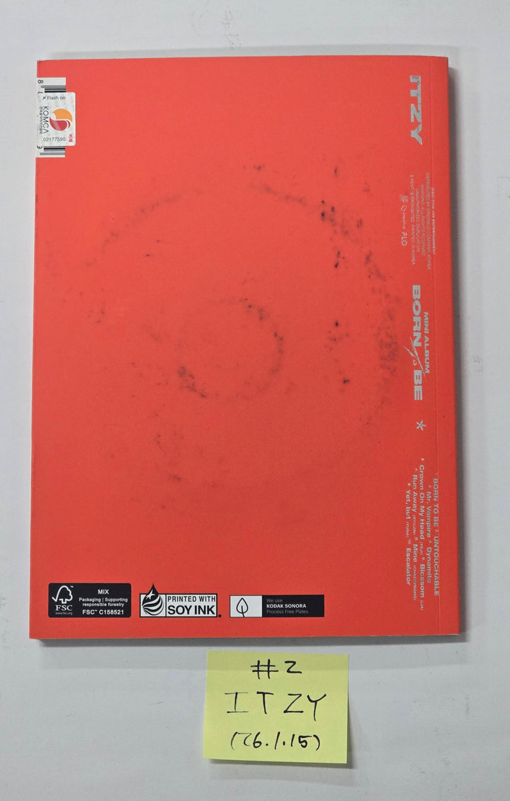 ITZY "BORN TO BE", YEJI "AIR" - Hand Autographed(Signed) Promo Album [26.1.15]