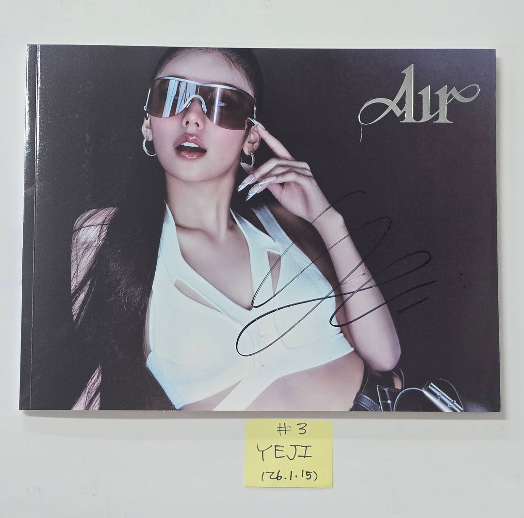 ITZY "BORN TO BE", YEJI "AIR" - Hand Autographed(Signed) Promo Album [26.1.15]
