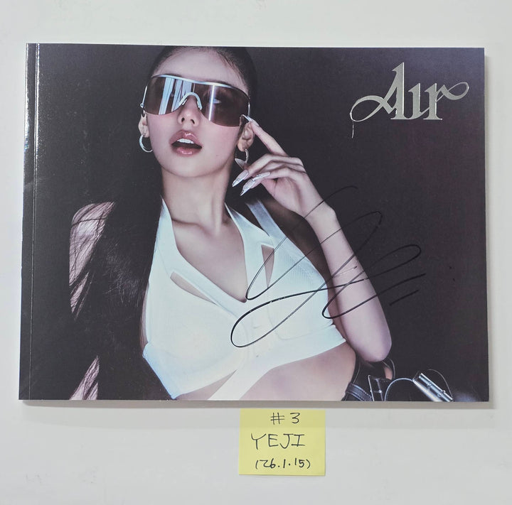 ITZY "BORN TO BE", YEJI "AIR" - Hand Autographed(Signed) Promo Album [26.1.15]