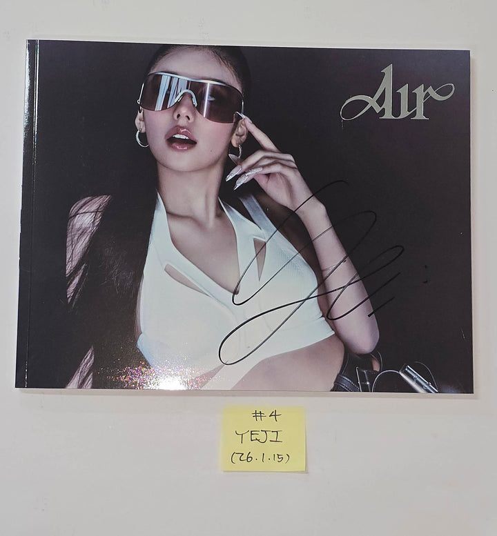 ITZY "BORN TO BE", YEJI "AIR" - Hand Autographed(Signed) Promo Album [26.1.15]