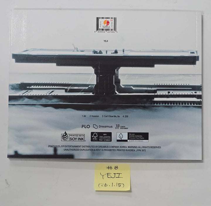 ITZY "BORN TO BE", YEJI "AIR" - Hand Autographed(Signed) Promo Album [26.1.15]