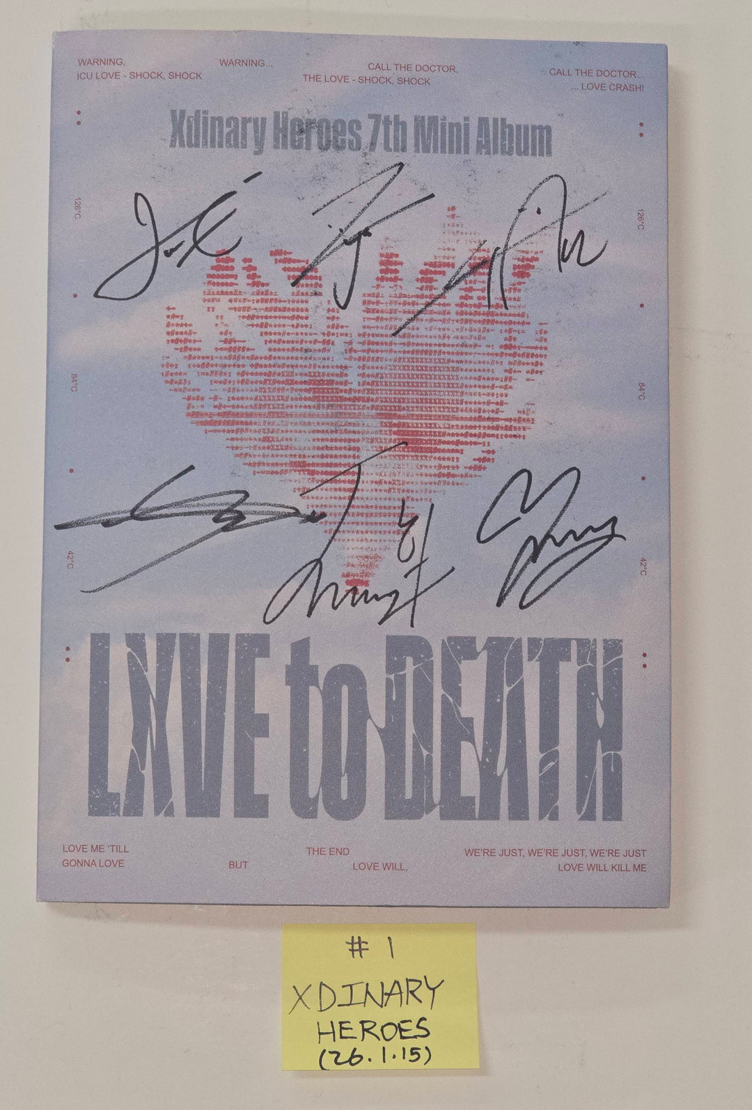 Xdinary Heroes "LXVE to DEATH", NiziU "LOVE LINE" - Hand Autographed(Signed) Promo Album [26.1.15]