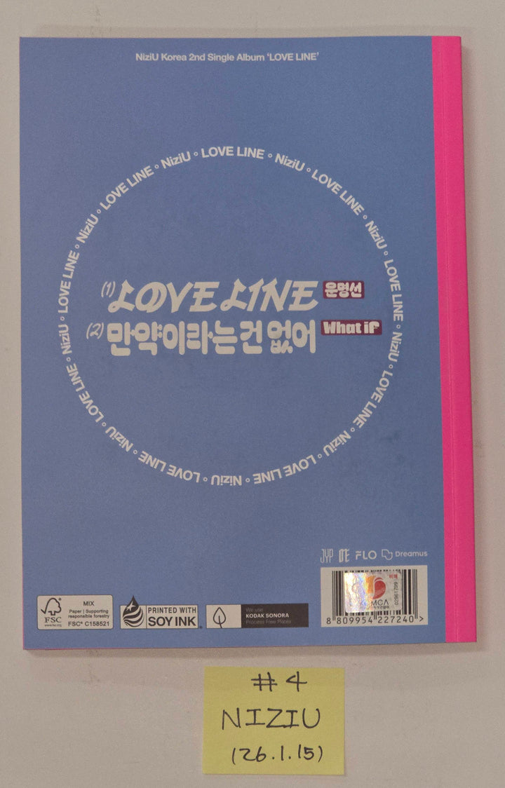Xdinary Heroes "LXVE to DEATH", NiziU "LOVE LINE" - Hand Autographed(Signed) Promo Album [26.1.15]