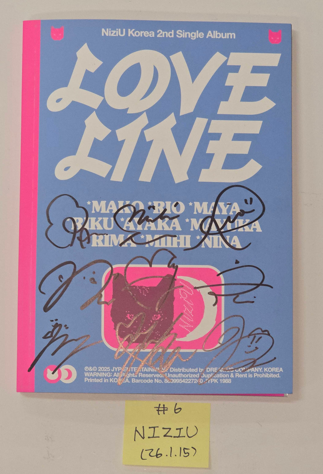 Xdinary Heroes "LXVE to DEATH", NiziU "LOVE LINE" - Hand Autographed(Signed) Promo Album [26.1.15]