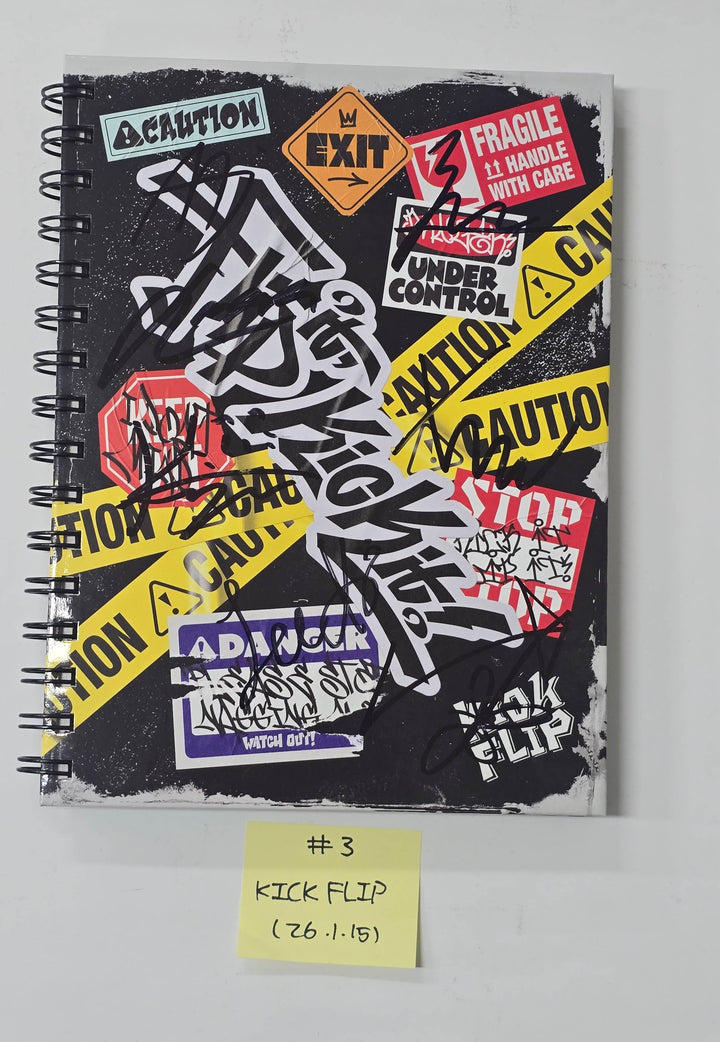 KickFlip "Flip it, Kick it!", DAY6 "The DECADE" - Hand Autographed(Signed) Promo Album [26.1.15]