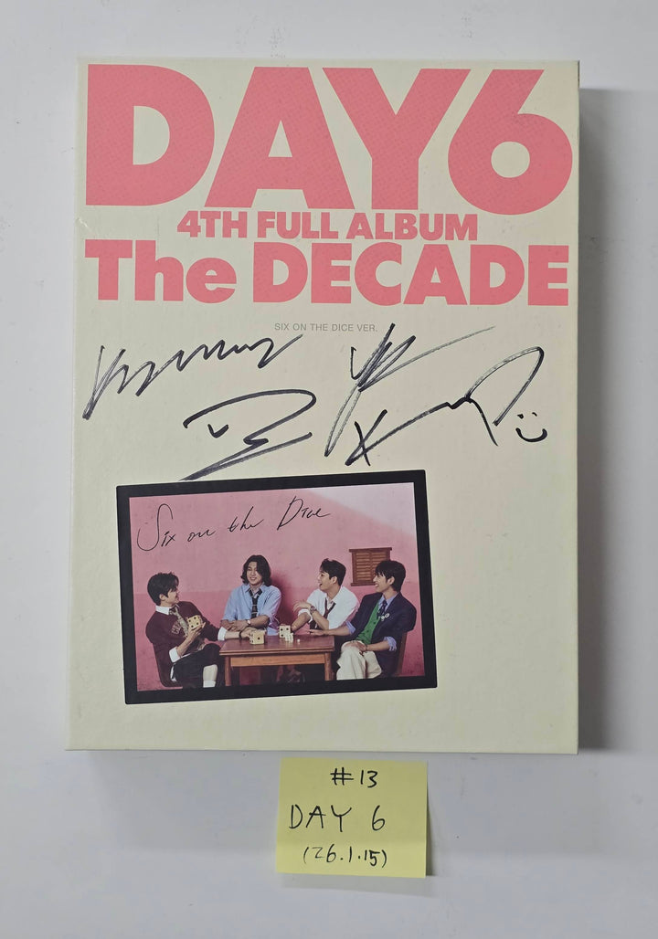 KickFlip "Flip it, Kick it!", DAY6 "The DECADE" - Hand Autographed(Signed) Promo Album [26.1.15]