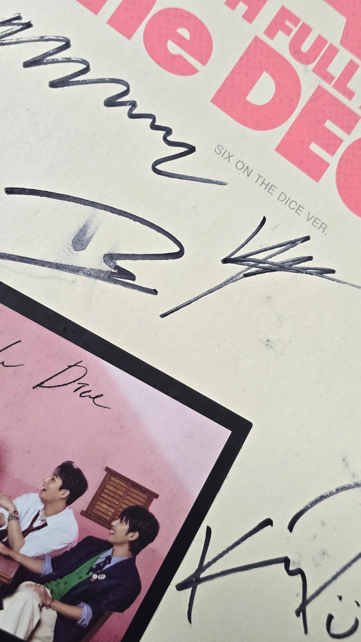 KickFlip "Flip it, Kick it!", DAY6 "The DECADE" - Hand Autographed(Signed) Promo Album [26.1.15]