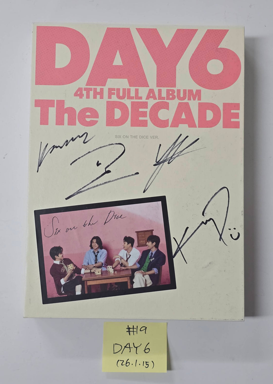 KickFlip "Flip it, Kick it!", DAY6 "The DECADE" - Hand Autographed(Signed) Promo Album [26.1.15]