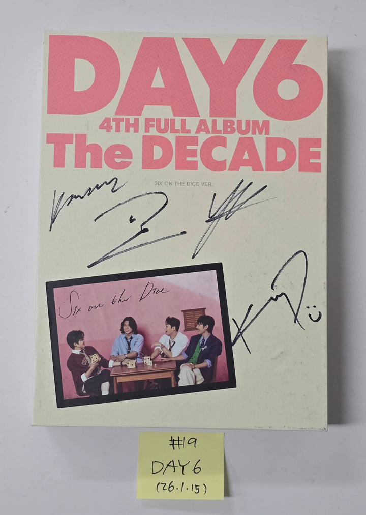 KickFlip "Flip it, Kick it!", DAY6 "The DECADE" - Hand Autographed(Signed) Promo Album [26.1.15]