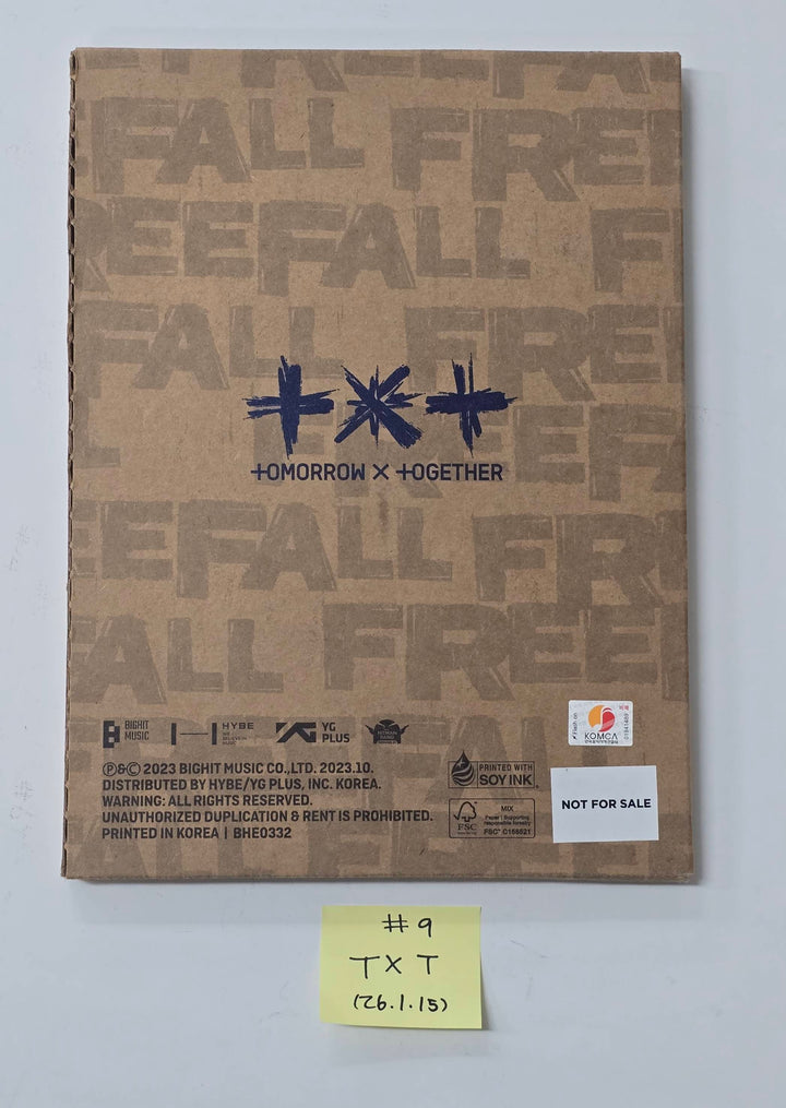 TXT "TOGETHER & SANCTUARY & FREEFALL" - Hand Autographed(Signed) Promo Album [26.1.15]