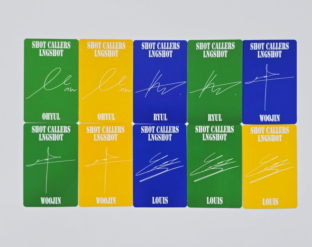 LNGSHOT "SHOT CALLERS" - Official Photocard (magazin ver.) [26.01.15]