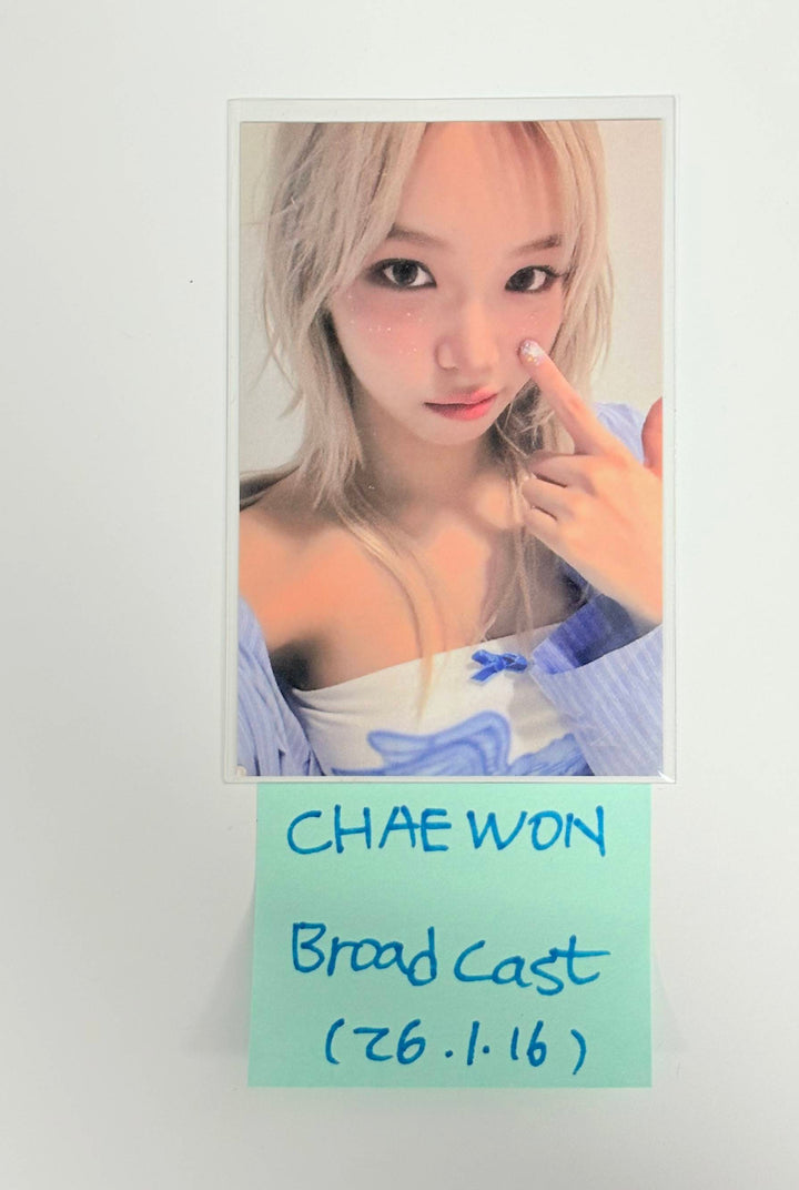 KIM CHAEWON (of Le Sserafim) "CRAZY" -  Broadcast Photocard [26.1.16]