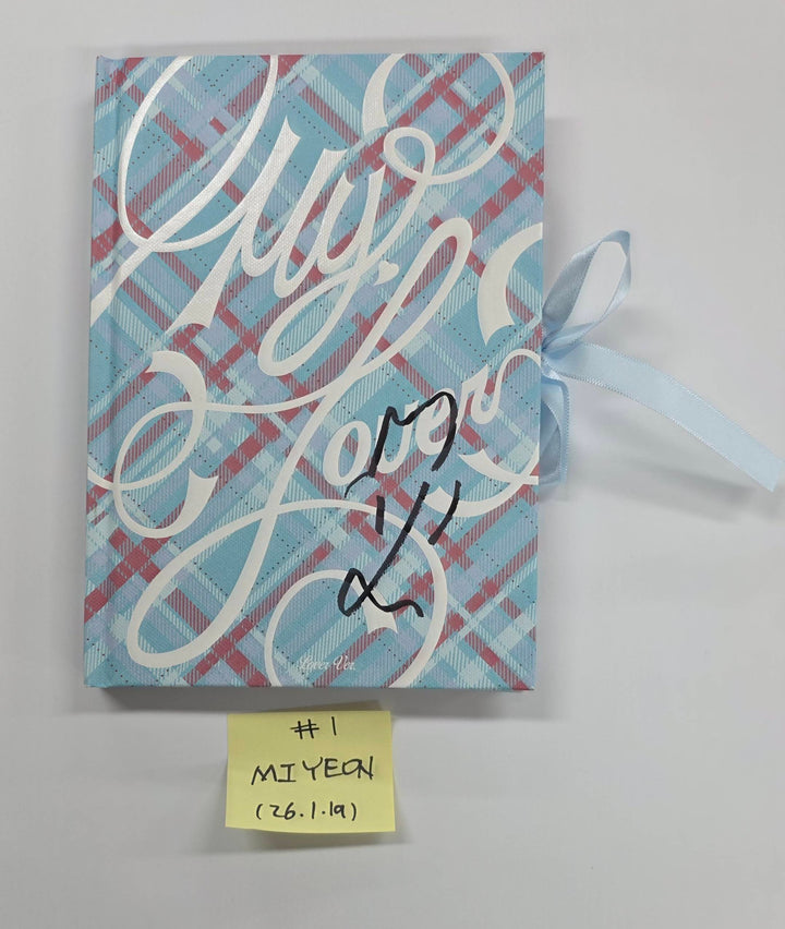 SAY MY NAME "&Our Vibe", ILLIT "NOT CUTE ANYMORE" MIYEON "MY, Lover" - Hand Autographed(Signed) Promo Album [26.1.19]