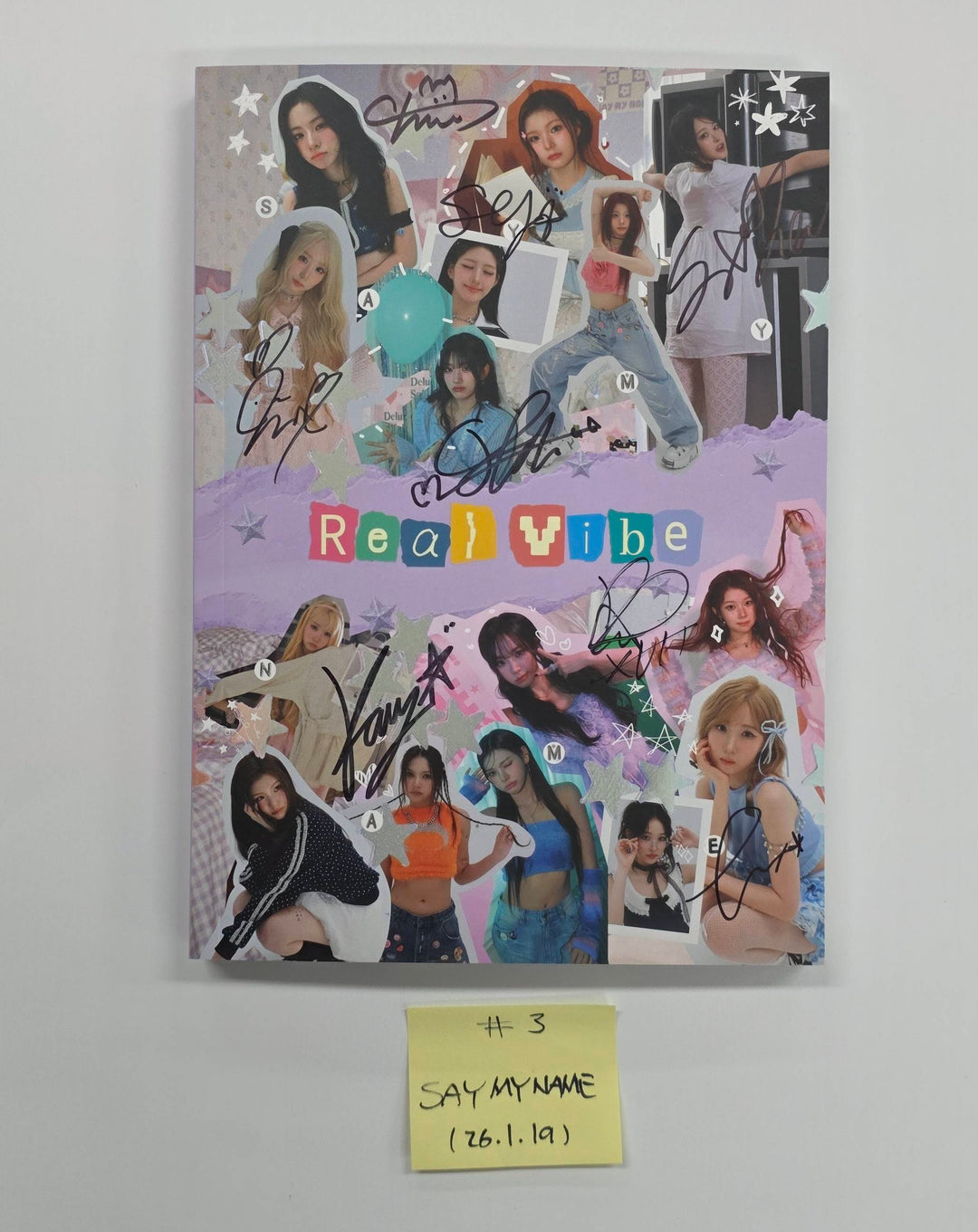 SAY MY NAME "&Our Vibe", ILLIT "NOT CUTE ANYMORE" MIYEON "MY, Lover" - Hand Autographed(Signed) Promo Album [26.1.19]