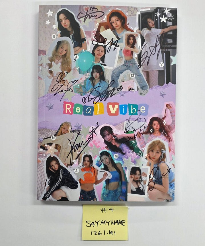 SAY MY NAME "&Our Vibe", ILLIT "NOT CUTE ANYMORE" MIYEON "MY, Lover" - Hand Autographed(Signed) Promo Album [26.1.19]