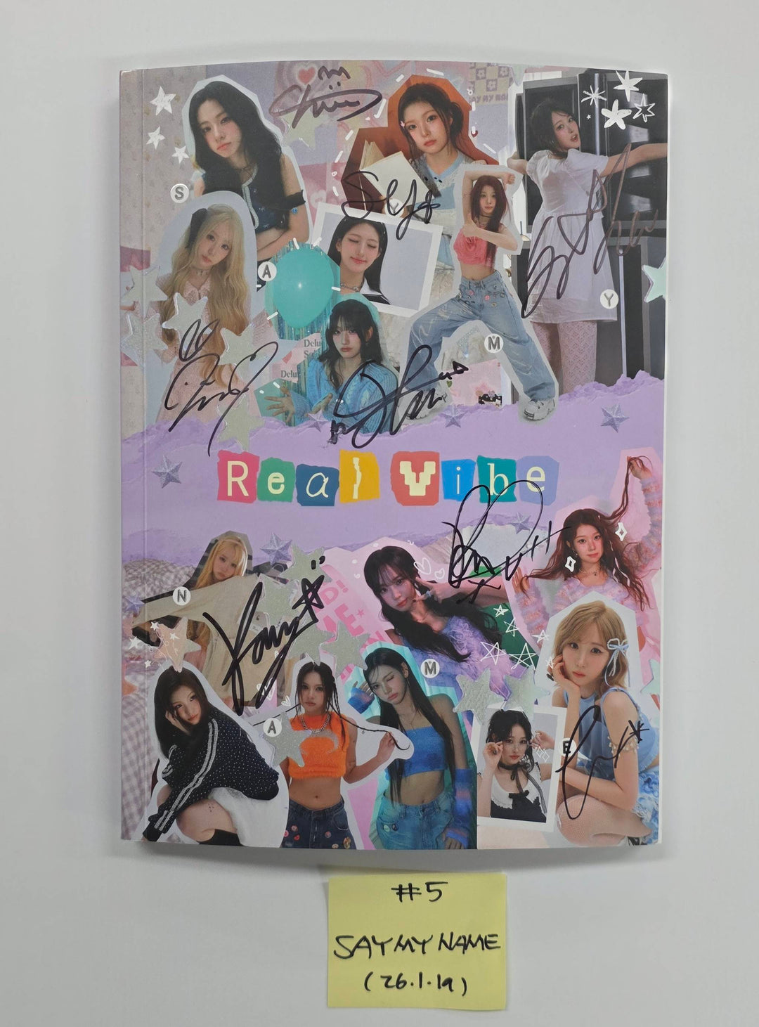 SAY MY NAME "&Our Vibe", ILLIT "NOT CUTE ANYMORE" MIYEON "MY, Lover" - Hand Autographed(Signed) Promo Album [26.1.19]