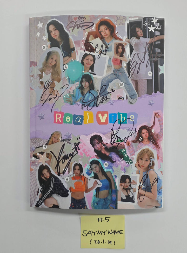 SAY MY NAME "&Our Vibe", ILLIT "NOT CUTE ANYMORE" MIYEON "MY, Lover" - Hand Autographed(Signed) Promo Album [26.1.19]