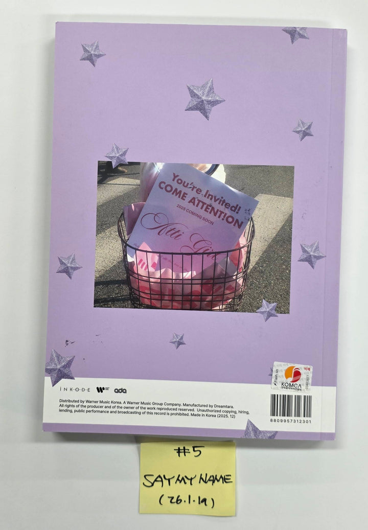 SAY MY NAME "&Our Vibe", ILLIT "NOT CUTE ANYMORE" MIYEON "MY, Lover" - Hand Autographed(Signed) Promo Album [26.1.19]