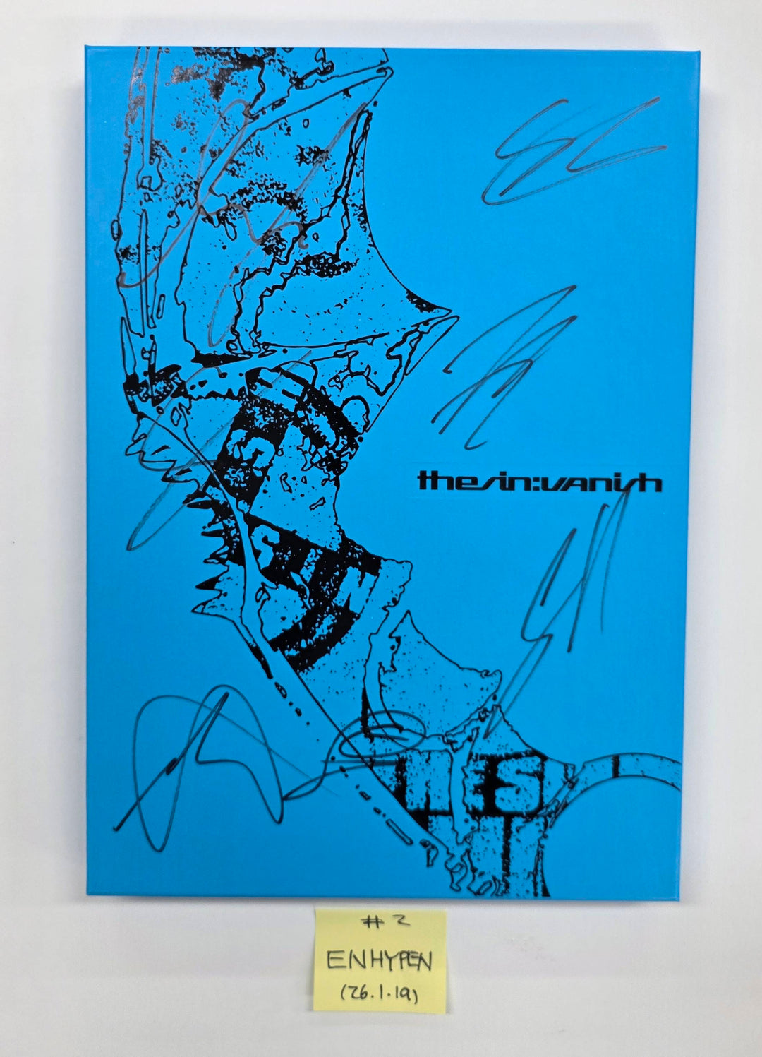 ENHYPEN "THE SIN : VANISH" - Hand Autographed(Signed) Promo Album [26.1.19]