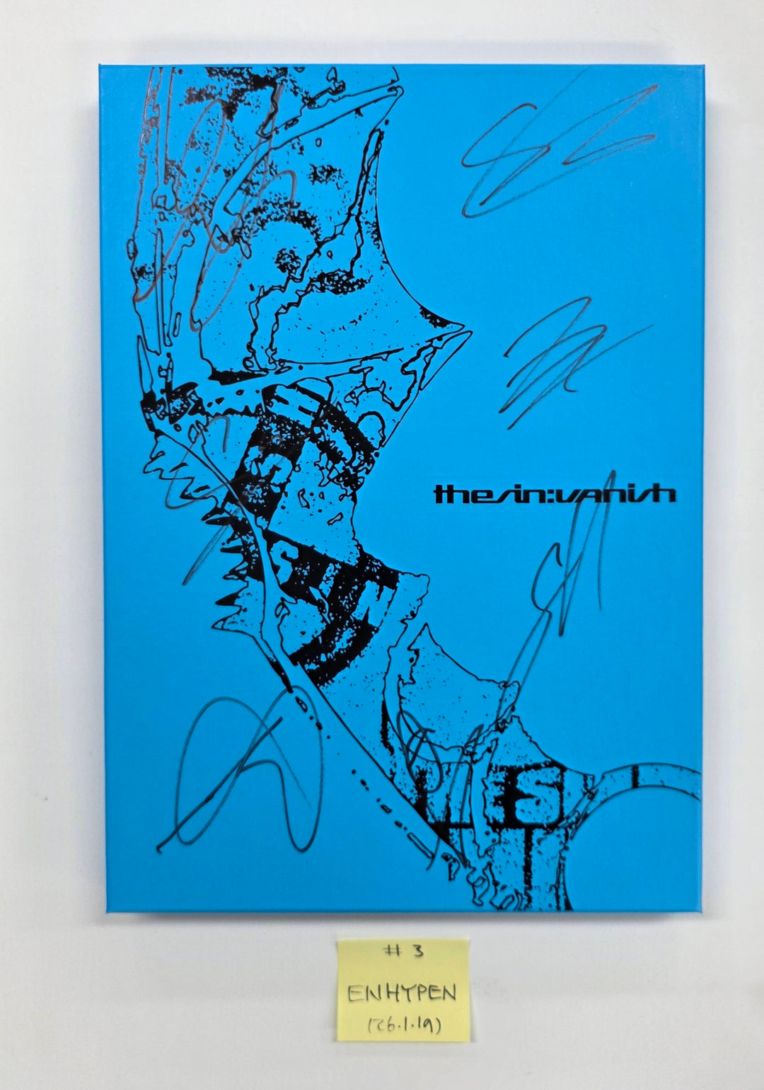 ENHYPEN "THE SIN : VANISH" - Hand Autographed(Signed) Promo Album [26.1.19]