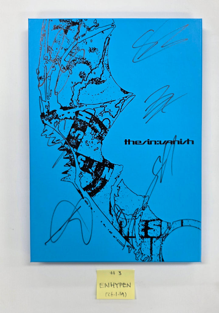 ENHYPEN "THE SIN : VANISH" - Hand Autographed(Signed) Promo Album [26.1.19]