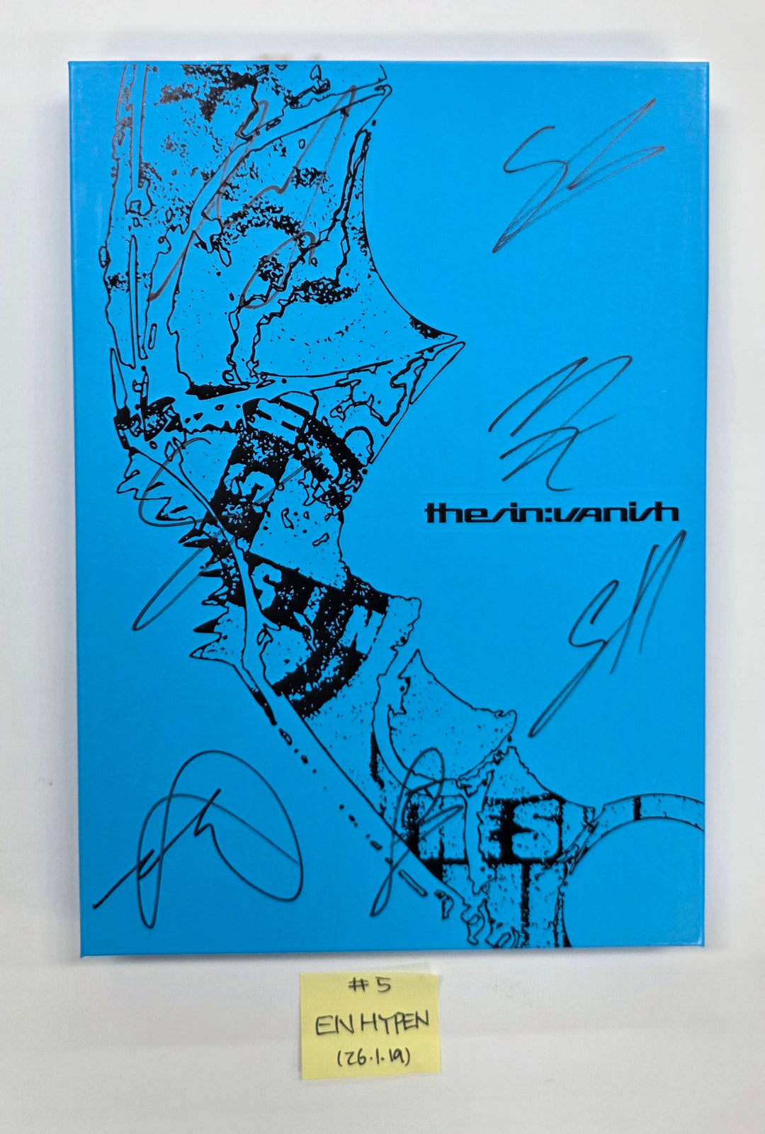 ENHYPEN "THE SIN : VANISH" - Hand Autographed(Signed) Promo Album [26.1.19]