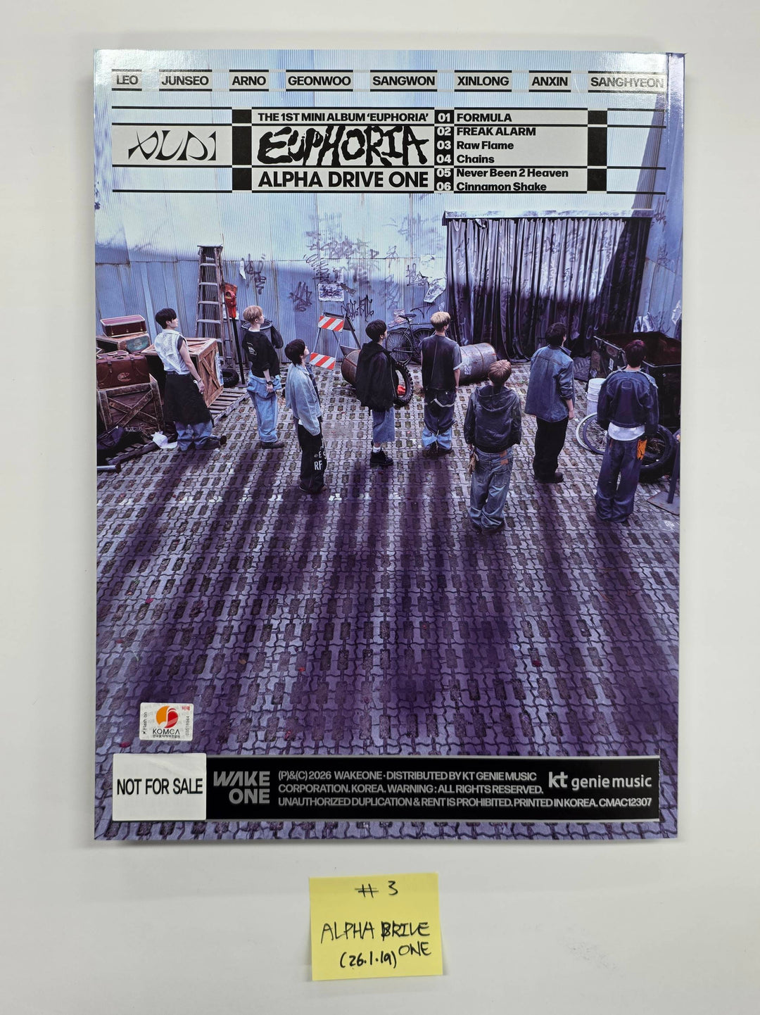 ALPHA DRIVE ONE "EUPHORIA" - Hand Autographed(Signed) Promo Album [26.1.19]